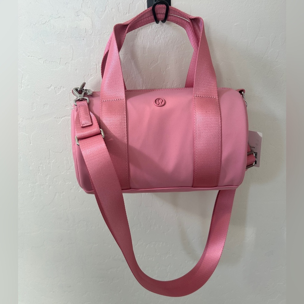 lululemon Pink Mini Duffle Bag